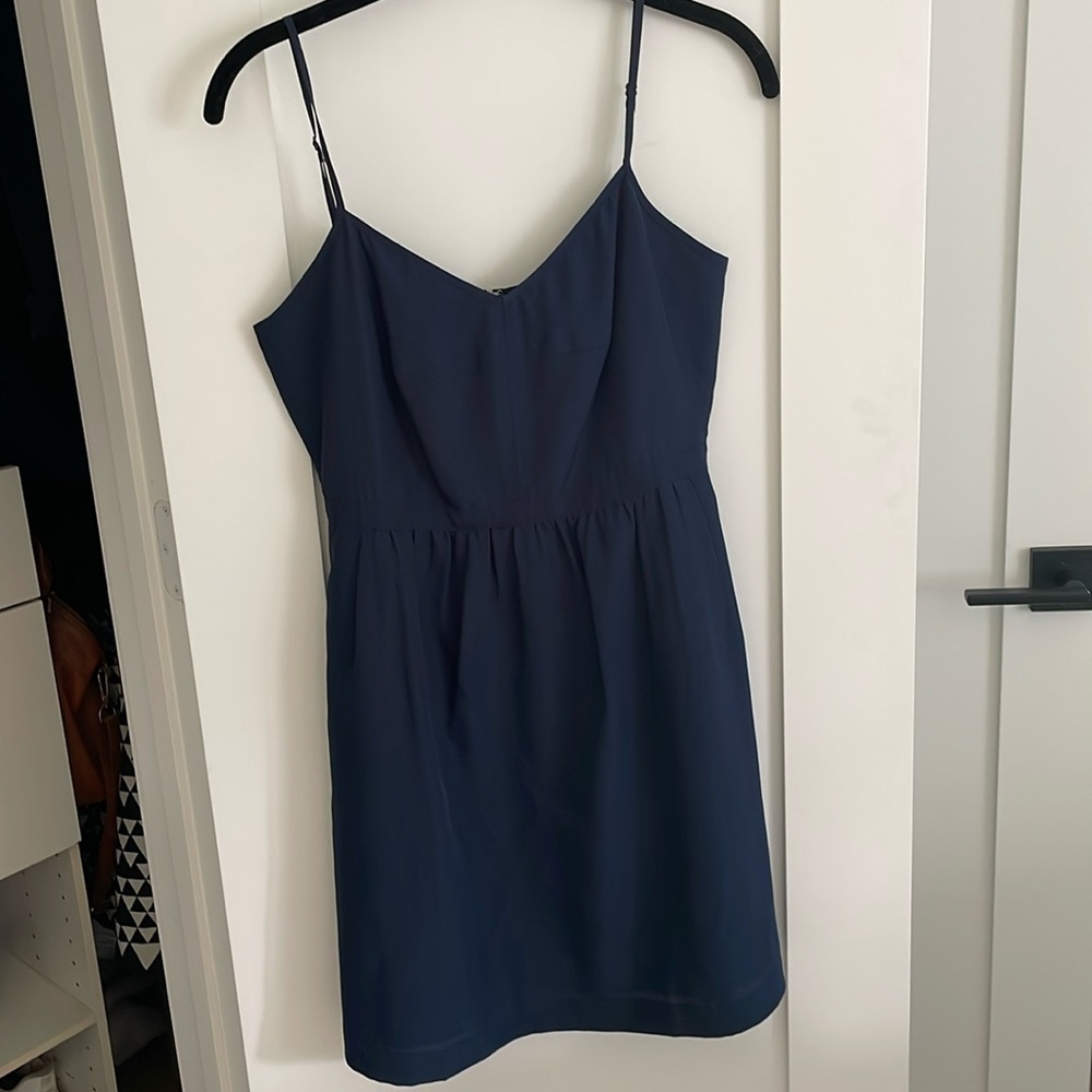 Navy jcrew dress